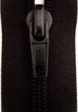 Z3435 140cm Black Extra Long Open End No.5 Zip