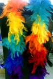Feather Boa Rainbow, Gay Pride, Approx 1.65 metres Long