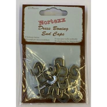 Boning End Caps, Metal 12mm