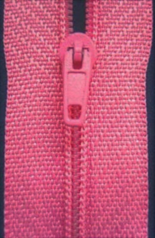 Z2114 20cm Candy Pink Nylon Pin Lock No.3 Closed End Zip