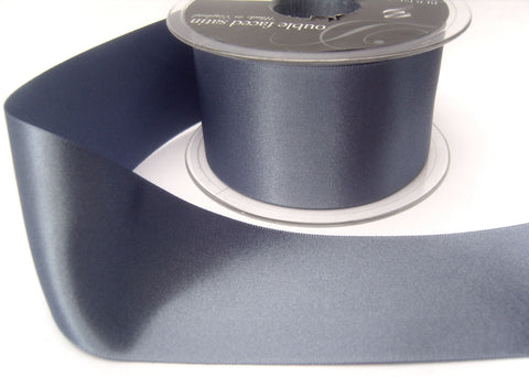 R3726 70mm Moonlight Blue Double Face Satin Ribbon by Berisfords