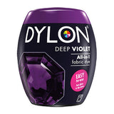 Dylon Fabric Machine Dye, Deep Violet, 350g Pod with Salt