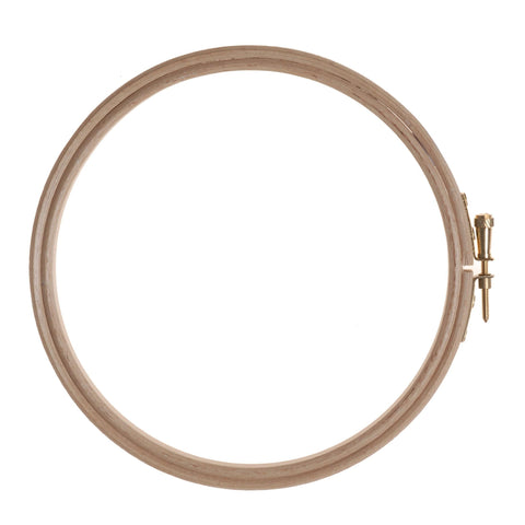 EMBRING06 Wooden Embroidery Hoop Ring 6" Inch Diameter