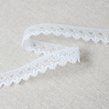 L531 18mm White Eyelet or Knitting In Flat Lace