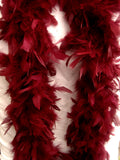 Feather Boa Burgundy Approx 1.8 Metres Long