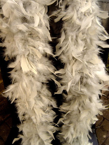 Feather Boa Grey Approx 2 metres Long