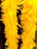 Feather Boa Sunshine Yellow Approx 1.8 metres Long