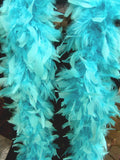Feather Boa Turquoise Approx 1.8 metres Long
