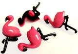 B17768 27mm Flamingo Shaped Novelty Childrens Shank Button