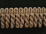 FT1672 23mm Deep Rose Beige Bullion Fringe