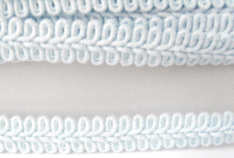 FT3103 14mm Soft Blue Cotton Loop Braid Trimming