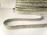 FT3115 8mm Metallic Silver President Braid Trimming