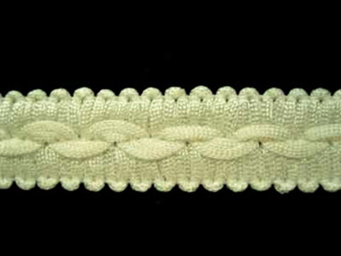FT847 16mm Ivory Cream Satin Sheen Braid Trimming