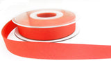 R9002 16mm Coral Polyester Grosgrain Ribbon by Berisfords