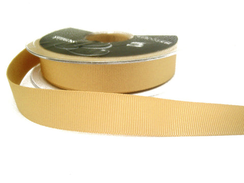 R7629 10mm Antique Cream Polyester Grosgrain Ribbon by Berisfords