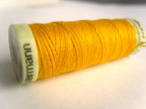 GT 106 Top Stitch Gold Yellow Gutermann Polyester Sewing Thread