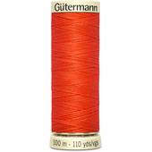 GT 155L Deep Flame Orange Gutermann Polyester Sew All Sewing Thread