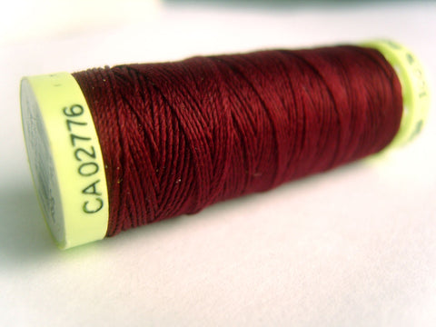 GT 369 Top Stitch Deep Burgundy Gutermann Strong Polyester Sewing Thread