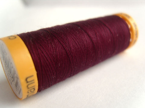 100 Metre Spool, Gutermann 100% Natural Cotton Sewing Thread with a Silky Finish