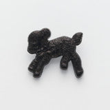 B18151 19mm Black Lamb Shaped Novelty Childrens Shank Button
