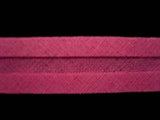 BB189 13mm Dusky Hot Pink 100% Cotton Bias Binding - Ribbonmoon