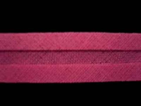 BB189 13mm Dusky Hot Pink 100% Cotton Bias Binding - Ribbonmoon