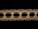 L264 20mm Beige Eyelet or Knitting In Lace - Ribbonmoon