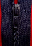 Z1056 10cm Deep Navy Nylon No.3 Closed End Zip - Ribbonmoon