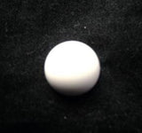 B6124 13mm White Half Ball Shank Button - Ribbonmoon
