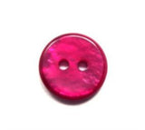 B15604 14mm Tonal Fuchsia Shimmery 2 Hole Button - Ribbonmoon