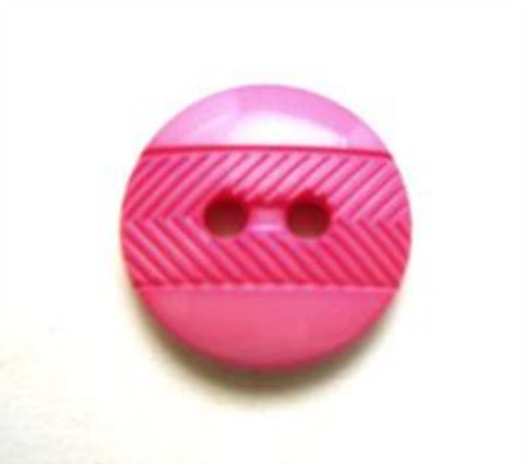 B7653 14mm Sugar Pink Gloss and Textured 2 Hole Button - Ribbonmoon