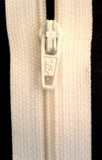 Z4865 15cm Pale Cream Nylon No.3 Closed End Zip - Ribbonmoon