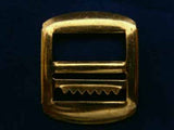 BK51 28mm Brass Metal Toothed Waistcoat Buckle, 20mm Inside Width