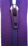 Z4546 YKK 15cm Deep Liberty Purple Nylon No.3 Closed End Zip - Ribbonmoon