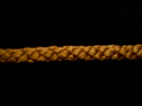 C420 4mm Lacing Cord by British Trimmings, Dull Old Gold 5103 - Ribbonmoon