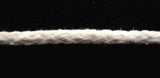 PCWHT04 6mm White 100% Cotton Piping Cord - Ribbonmoon