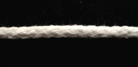 PCWHT04 6mm White 100% Cotton Piping Cord - Ribbonmoon
