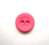 B13680 12mm Hot Pink Matt 2 Hole Button - Ribbonmoon