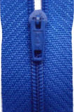 Z3829 18cm Royal Blue Nylon Pin Lock No.3 Closed End Zip - Ribbonmoon