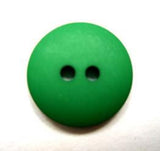 B15629 18mm Deep Emerald Green Matt 2 Hole Button - Ribbonmoon