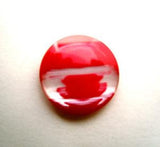 B14133 15mm Red and Pearl Variegated Shank Button - Ribbonmoon