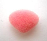 TM49 21mm Bright Pink Furry Texture Toy Making Nose Component