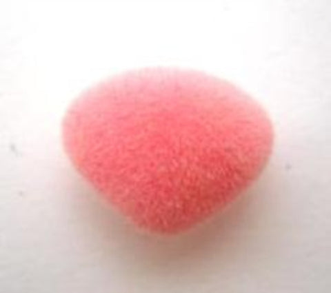 TM49 21mm Bright Pink Furry Texture Toy Making Nose Component
