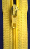 Z0302 YKK 56cm Yellow Nylon No.3 Closed End Zip - Ribbonmoon