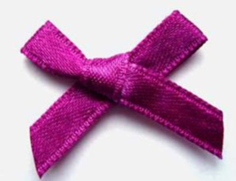 RB303 Purple Satin Ribbon Bow