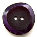 B10656 20mm Dark Liberty Purple Matt Centre 2 Hole Button - Ribbonmoon