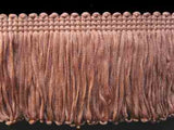 FT1430 55mm Deep Dusky Pink Dense Looped Dress Fringe - Ribbonmoon