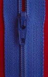 Z0252 YKK 51cm Dusky Blue Nylon No.3 Closed End Zip - Ribbonmoon