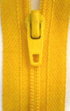 Z3629 YKK 46cm Deep Sunshine Yellow Nylon No.3 Closed End Zip - Ribbonmoon