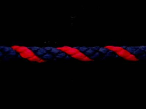 C059 7mm Deep Navy and Red Crepe Cord